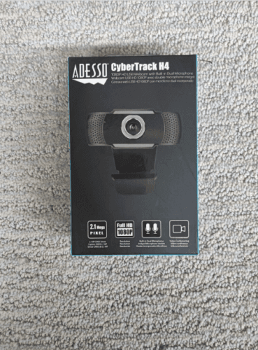 Adesso CyberTrack H4 1080P HD Webcam with Built in Dual Microphone