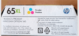 HP 65XL (N9K03AN) Tri-Color Ink Cartridge